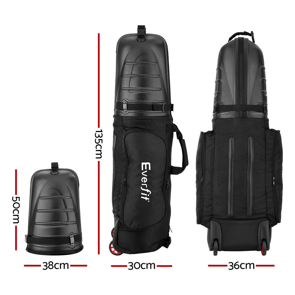 NNEDSZ Golf Travel Bags for Airlines with Wheels Golf Clubs Hard Case Foldable